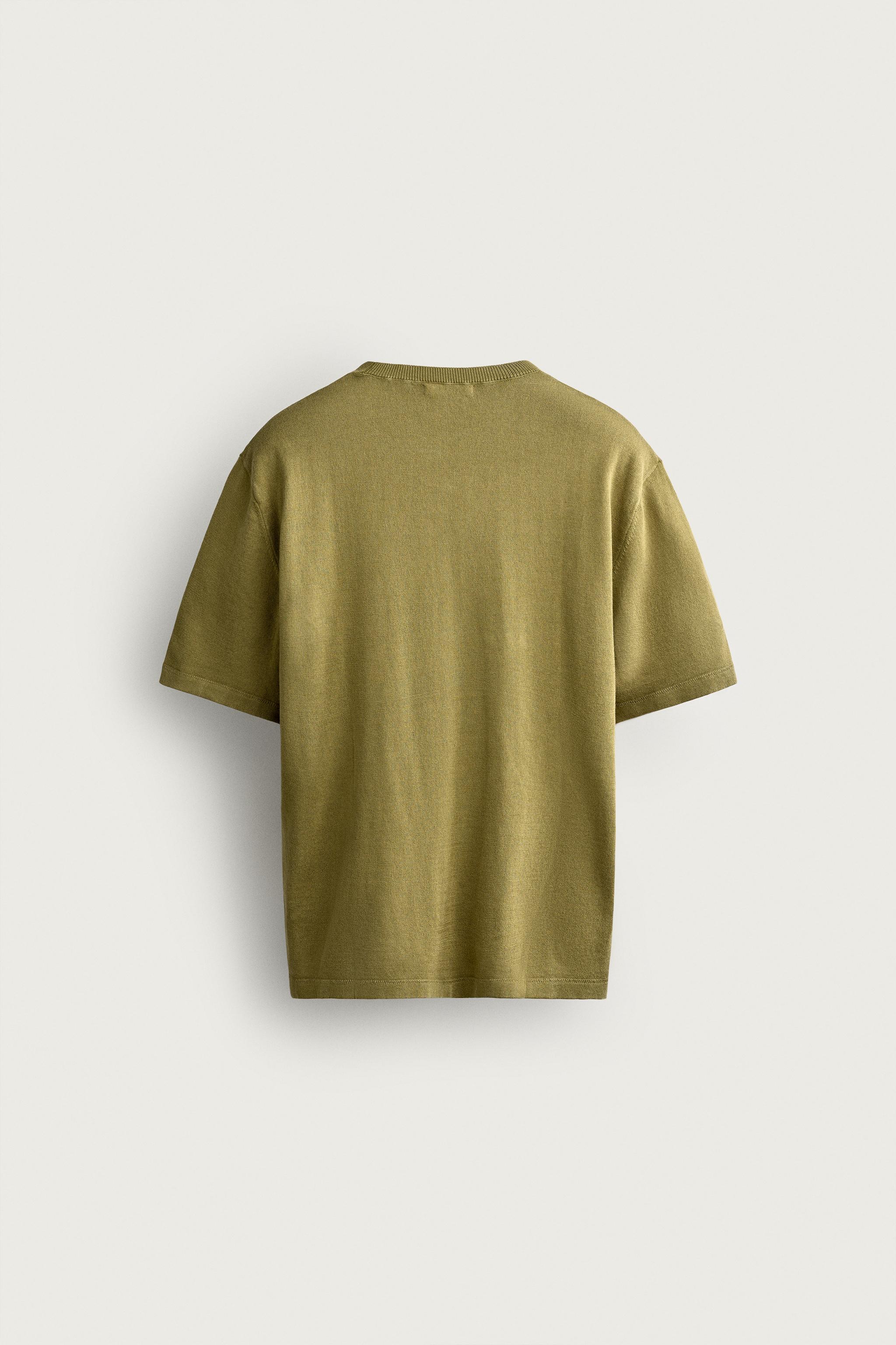 T-SHIRT EN MAILLE REGULAR FIT